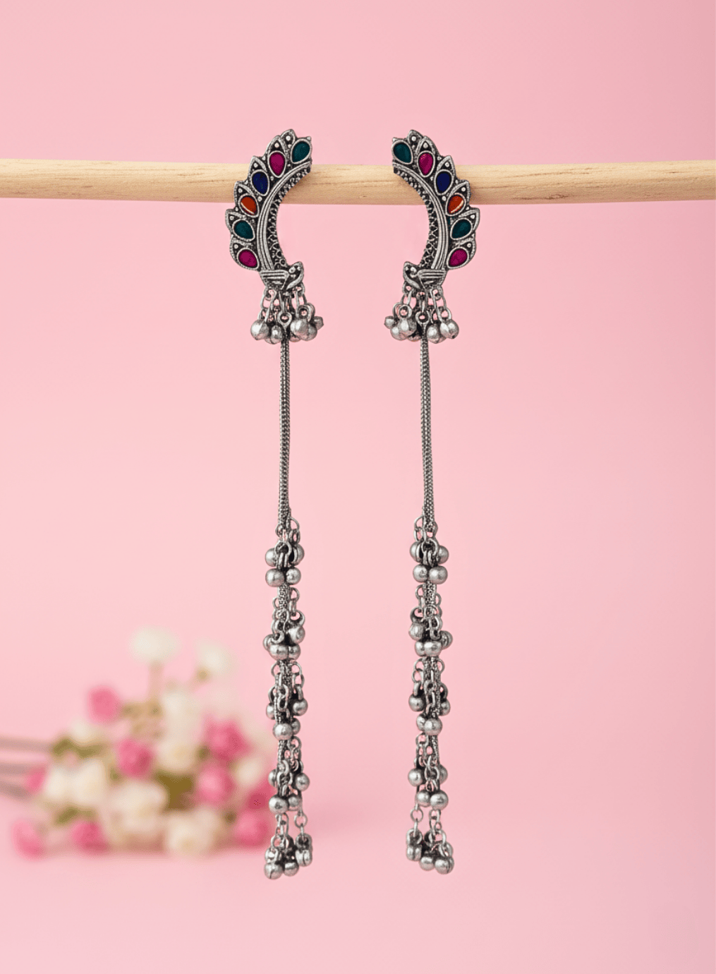 Navranga Dandiya Long Earring