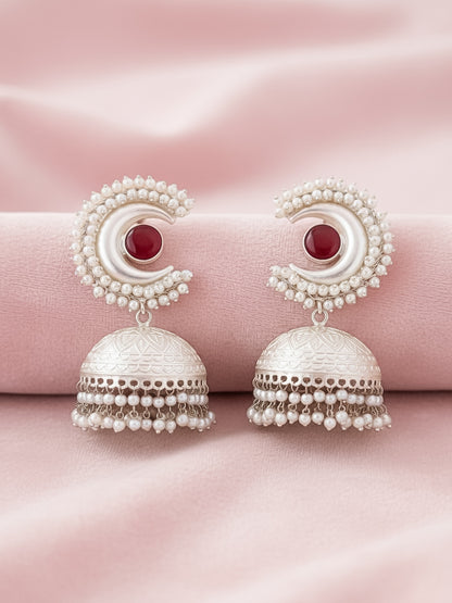 Red Stone Earring