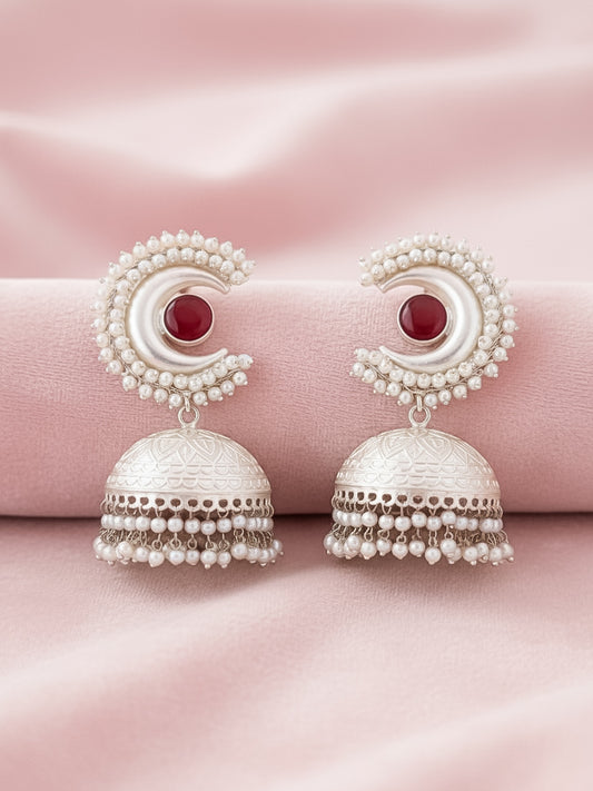 Red Stone Earring