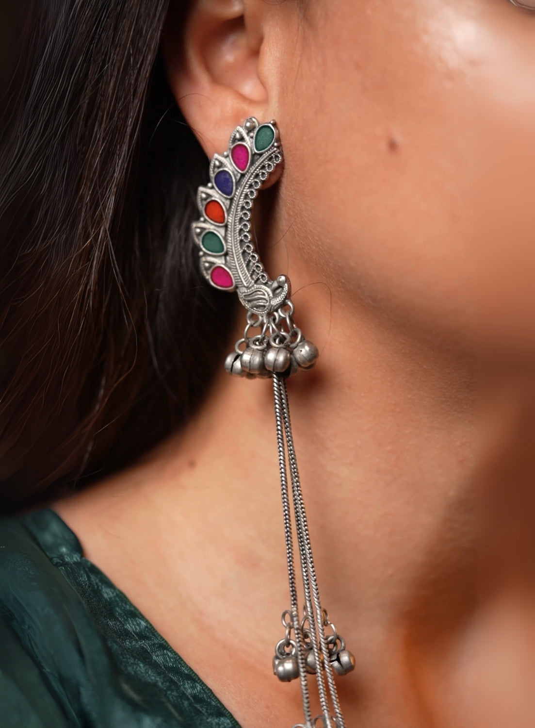 Navranga Dandiya Long Earring
