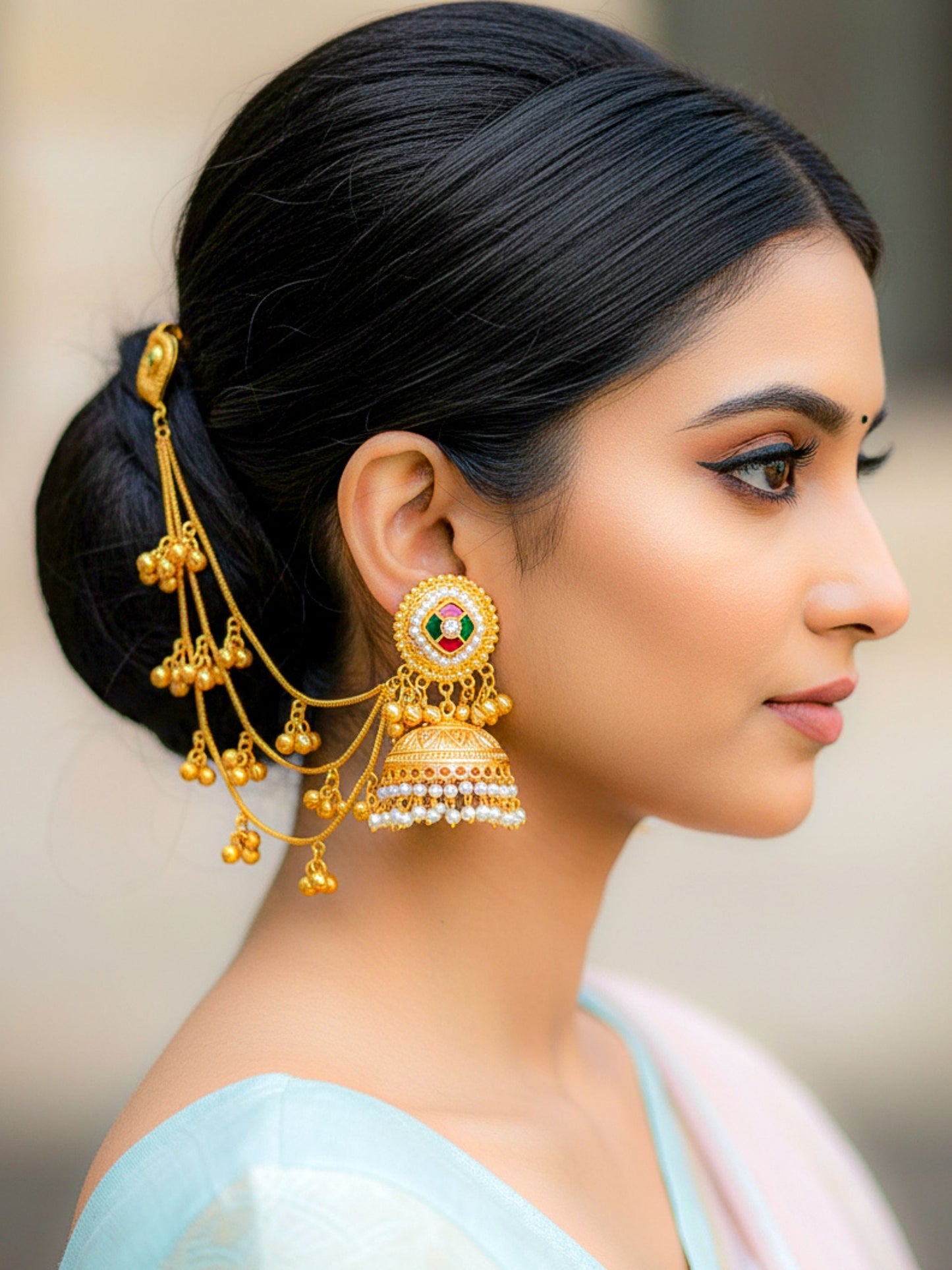 Traditional Kashmiri Jhoomar Jhumka